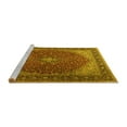 thumbnail image 2 of Ahgly Company Machine Washable Indoor Rectangle Persian Yellow Traditional Area Rugs, 8' x 12', 2 of 4