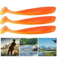 thumbnail image 5 of OTVIAP 20PCS 7.5cm Soft Plastic Fishing Lures T-Tail Grub Worm Baits Fish Tackle Accessory,  Fishing Lures,  Baits, 5 of 8
