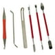 thumbnail image 1 of Herramienta práctica para reparar saxofón, acero inoxidable duradero, fácil de usar, para instrumentos de viento de madera. 6 piezas, 1 of 7