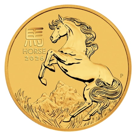 2026 Australia 1 oz Gold Lunar Horse BU - Series III