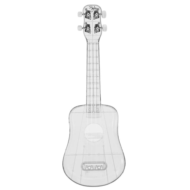 Ukelele De 21 Pulgadas, Buena Mano De Obra, Miniguitarra Transparente, Instrumento Musical Fácil De Tocar Con Bolsa De Almacenamiento Para Principiantes, Adultos Y Niños Scienceny EL013718-01