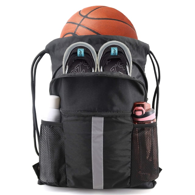 Mochila con cordón BeeGreen con compartimento para zapatos, tamaño XL