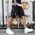 thumbnail image 2 of Pantalones cortos militares de verano para hombre, Shorts tácticos de varios bolsillos, informales, holgados, para correr, 2 of 4