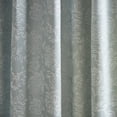 thumbnail image 3 of Martha Stewart Cottage Floral Jacquard Curtain Panel Pair, Light Blue, Lined, Pole Top/Back Tab, Room Darkening, Indoor Curtain Panels, Adult, 2 Piece Set, 50"x 95", 3 of 6