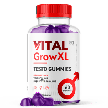 Vital Grow XL Gummies for Men Advanced Vital Grow Testo Gummies Vitamin Supplement 60 Gummies