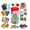 Clear, variant on DIY Knitting Supplies,Arts And Crafts School Supplies For Kids Kindergarten School Supplies Set With Glitter Glue Stick Glue Pipe Cleaners Craft And Kids Scissor Gifts For Girls And Boys Age + 50