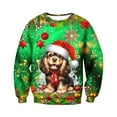 thumbnail image 1 of GDREDA Sweat à Capuche pour Hommes - Haut de Sport Polyvalent pour l'Hiver, Col Rond, Mode Urbaine Décontracté C,m, 1 of 4