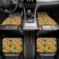 thumbnail image 6 of Sikiie Strawberry Car Foot Mat Set of 4 Pieces Basics Universal Fit Rubber Carpet Floor Mats For Car SUV Van & Truck, 26.8"L x 17.3"W (Front), 13"L x 17.3"W(Rear), 6 of 6