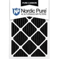 thumbnail image 1 of Nordic Pure 16x25x1PCP-3 Pure Carbon Pleated Odor Reduction Furnace Air Filters - 16 x 25 x 1 in. - Pack of 3, 1 of 5