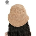thumbnail image 4 of Luxtrada Outdoor Women Winter Bucket Hat Faux Fur Wool Warm Cloche Hats Fisherman Cap, 4 of 11