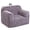 Grey, variant on Kids Snuggly-Soft Sherpa Chair, Cuddly Toddler Foam Chair for Boys and Girls, Grey