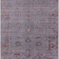 thumbnail image 1 of Ahgly Company Machine Washable Indoor Square Industrial Modern Mauve Taupe Purple Area Rugs, 5' Square, 1 of 7