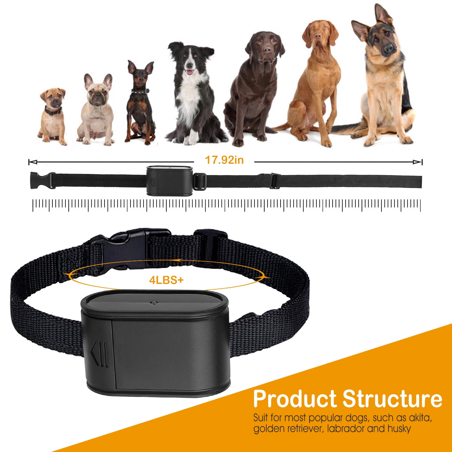 Imountek Underground Electric Fence for Dogs, 1.2 Acre Adjustable Circular Barrier Electric Dog Fence Rechargeable Dog Fence Collar 984ft Wire with 2 Collars