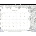 thumbnail image 3 of Rediform REDC2917311 Botanica Design Julian Type Monthly Doodle Desk Pad, White, 3 of 5