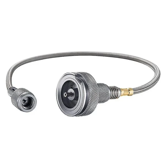 1pc Gas Adapter Converter Camping Stove Gas Connection Bottle Adapter For Outdoor Picnic Hiking Indoor Trekking