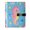 Blue Seahorse, variant on DIY Purplewood Printed Microfiber Leather Notebook 9.2x6.7" Refillable Binder Journal with Pen Loop&Pockets 100 Sheets