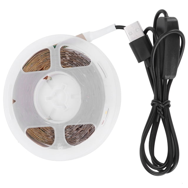 Tira de luz LED autoadhesiva USB TV Monitor iluminación de fondo decoración luz cálida