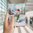 thumbnail image 4 of Hello Winter Maltese Frosty Morning Walk Welcome Snowy Christmas Travel Passport Wallet Maltese Dog Lover Gifts Idea PU Leather Passport Holder Cover - 02018, 4 of 5