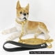 thumbnail image 5 of 1 pieza (dorada) Cadena Figaro de soldadura de acero inoxidable resistente de por vida Correa duradera para perros Correa de entrenamiento para caminar para perros grandes Pitbull Pastor Alemán Sincero Electrónica, 5 of 5