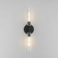 thumbnail image 3 of 26370CLBK Maxim Lighting Equilibrium - 12W 2 LED Wall Sconce-25 Inches Tall and 6 Inches Wide-Black Finish, 3 of 5