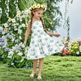 thumbnail image 2 of 5-6 Years Girls Summer Dress Elegant Princess Long Dress Wedding Guest Evening Party Gown for Teen Girls 3-14 Y, 2 of 7