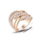 thumbnail image 4 of Qarigey Anillo de cristal de aleación para mujer, fecha bonita, banquete, boda, adolescentes, esposa, nudillo, joyería, accesorios de regalo Ropa, zapatos y accesorios Miscelánea Tamaño 7 Qarigey AP009706-03, 4 of 6