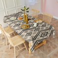 thumbnail image 2 of Boho Bohemia Geometric Line Art Rectangle Tablecloth 60"x120",Waterproof Polyester Rectangle Table Cloth, Wipeable Spillproof Polyester Tablecloth for Dining, Camping, Indoor and Outdoor, 2 of 6