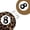 Violet Leopard, variant on Erosebridal Eight Ball Blackout Curtains Crimson Window Curtains Pack of 2 (38x45 Each), Crimson Leopard
