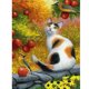 thumbnail image 1 of Cuadros Decorativos 5D bricolaje ronda completa taladro diamante pintura gato Kit arte decoración del hogar (ZQ034) Wdftyju de costura negro 4 estilos, 1 of 9