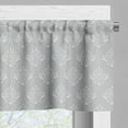 thumbnail image 5 of Ambesonne Damask Grey Valance & Curtain, Flowers Antique Motif, 55"x24", Purpleblue Taupe, 5 of 7