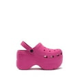 thumbnail image 3 of Cape Robbin GARDENER CHUNKY PLATFORM ANKLE STRAP CUT OUT CLOG SANDAL PINK (PINK, 10), 3 of 5