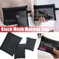 thumbnail image 3 of Nylon Mesh Storage Bag with Thickened Metal Zipper for Travel, Makeup, Cosmetics and Toiletries, 3 of 9