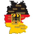 thumbnail image 2 of CafePress - Germany Map Mug - 11 oz Ceramic Mug - Novelty Coffee Tea Cup, 2 of 3