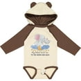 thumbnail image 3 of Inktastic My Nana Loves Me to the Moon and Back Elephant Family Boys or Girls Long Sleeve Baby Bodysuit, 3 of 5