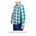 thumbnail image 3 of Camisa George Para Hombre Manga Larga Cuadros Verde Talla M, 3 of 4