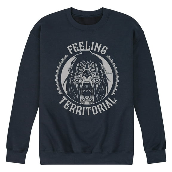Disney Villains - Feeling Territorial Scar - Men's Crew Neck Fleece Pullover