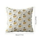 thumbnail image 3 of Funda de almohada de fantasma de Halloween | Funda de cojín decorativa para sofá y cama | Funda de almohada cuadrada de 45x45 cm con cremallera oculta, 3 of 6