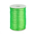 thumbnail image 1 of Nvzi Cordón de nailon satinado para hacer abalorios, hilo trenzado para hacer nudos chinos, macramé, pulseras, collares y joyas, 2,5 mm, verde claro, 1 of 5