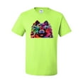 thumbnail image 2 of Cute and Colorful Pomeranian Dog Animal Lover Men's Graphic T-Shirt, Safety Green, Large, 2 of 3