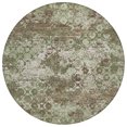 thumbnail image 2 of Addison Rugs Chantille Indoor/Outdoor Transitional Modern Olive Machine Washable Round Rug, 8' x 8', 2 of 7