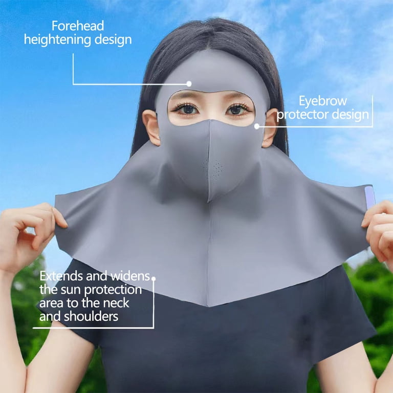 UPF 50+ Full Face Sun Protection Mask with Neck Coverage for Outdoor c49f9747-5772-4d2e-842b-  main image 4