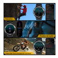 thumbnail image 3 of Wünd W50B Smartwatch Táctico - Correa Negra Deportiva, Resistente al Agua IP68, Pantalla LED Táctil 1.96", 256MB RAM, 257GB, 330mAh, 3 of 5