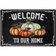thumbnail image 1 of Felpudo de Acción de Gracias de Halloween Estera de la puerta del porche delantero Dormitorio Hogar Dormitorio Alfombra Decoración de fiesta Inauguración de una casa Alfombrillas rústicas 40x60cm Inevent HA008396-01, 1 of 7