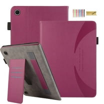 Dteck Case for Lenovo Tab M10 Plus 3rd Gen Case 10.6 Inch, Premium PU Leather Case with Card Holder & Hand Strap, Multi-Angle Stand Shockproof Folio Cover for Lenovo Tab M10 Plus 3 Gen 2022,Rose