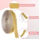thumbnail image 3 of Self Adhesive Crystal Rhinestone Ribbon Roll, 7 Rows of 4 Yard Crystal Diamond Ribbon Roll Gold, 3 of 6