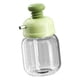 thumbnail image 5 of Dispensador de aceite de oliva, frasco líquido, botella de condimentos rellenable y hermética, transparente Verde, 5 of 9