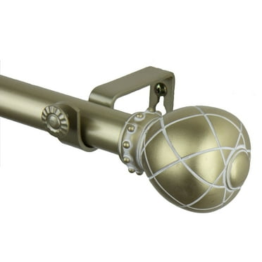 Home Decorative Supreme Curtain Rod 48-84 inch - Light Gold