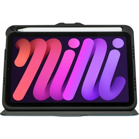 Targus - VersaVu Antimicrobial Case for 8.3" iPad mini (6th gen.) - China Blue