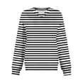 thumbnail image 4 of Sexlip V-Neck Long Sleeve Casual Sweatshirt Fleece Relaxed Fit Soft Comfortable Top for Winter Daily Wear Women's Clothing Fashionable Lifestyle Essential Black S, 4 of 6