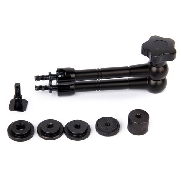 Brazo Articulado Ajustable para Cámara de 11 Pulgadas, Brazo Articulado con Potencia de Fricción para Monitor LCD SLR y Flash.